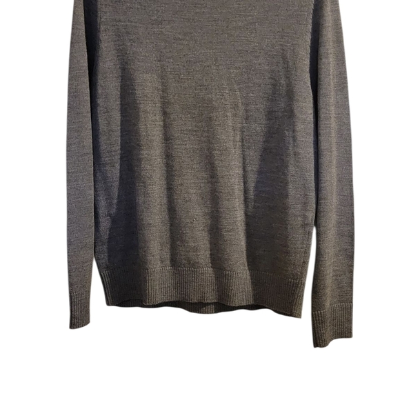 Merona Wool Gray Argyle Sweater Size M NWT - Picture 2 of 3